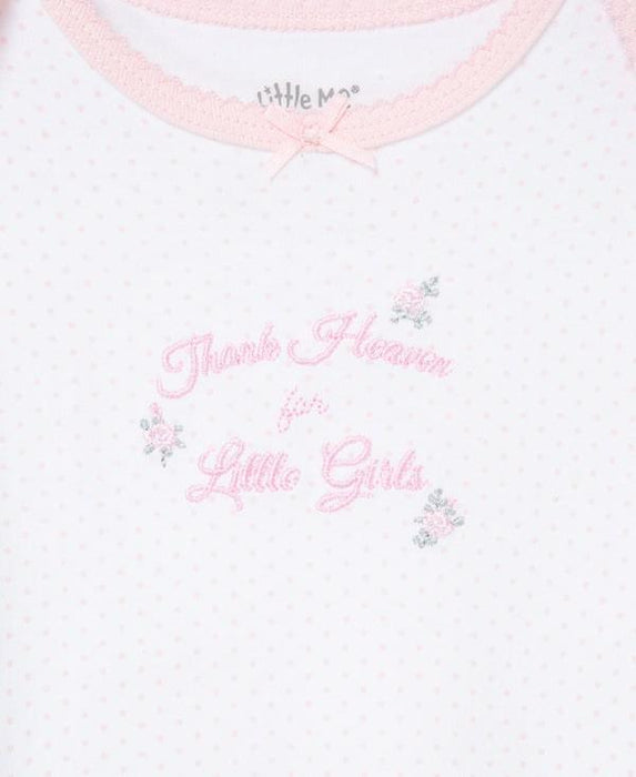 Little Me - Little Me Thank Heaven For Little Girls Sleeper Gown and Hat