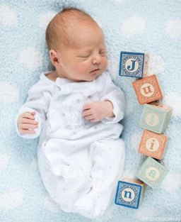 Little Me - Little Me Welcome To The World Footed One-Piece and Hat