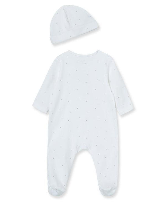 Little Me - Little Me Welcome To The World Footed One-Piece and Hat