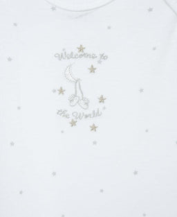 Little Me - Little Me Welcome To The World Sleeper Gown and Hat