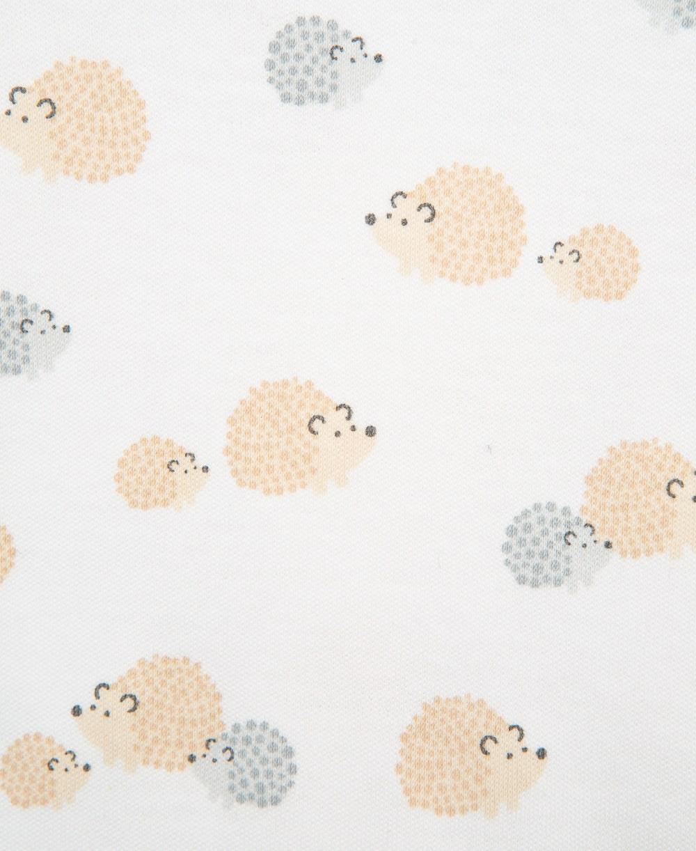 Little Me - Little Me Zipper Footed One-Piece and Hat