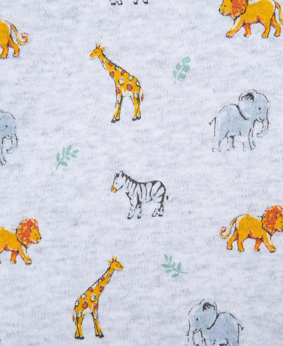 Little Me - Little Me Zipper Footed One-Piece and Hat