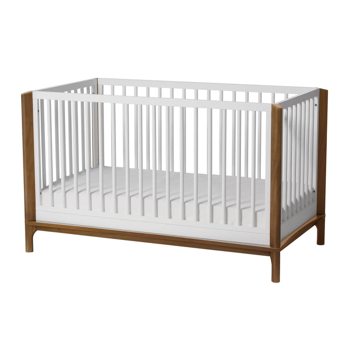 Little Seeds Laurel Island convertible crib shown empty against a white background.
