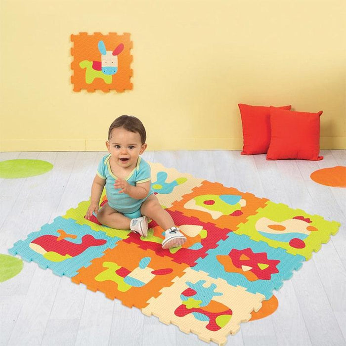 Ludi - LUDI - Baby and Toddler Foam Play Mat Animal Puzzle