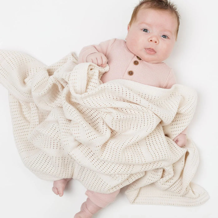 Couverture Crochetée Ajourée de Lulujo