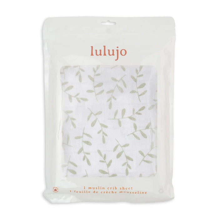Lulujo® - Lulujo Baby Muslin Cotton Crib Fitted Sheet