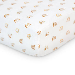 Lulujo® - Lulujo Baby Muslin Cotton Crib Fitted Sheet