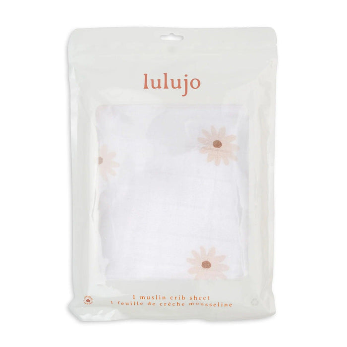 Lulujo® - Lulujo Baby Muslin Cotton Crib Fitted Sheet