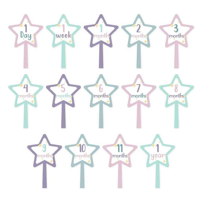 Lulujo® - Lulujo Baby's 1st Year Milestone Blanket - Something Magical