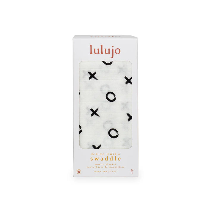 Lulujo® - Lulujo BAMBOO & Cotton Baby Swaddle Blanket