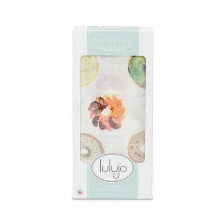 Lulujo® - Lulujo BAMBOO & Cotton Baby Swaddle Blanket