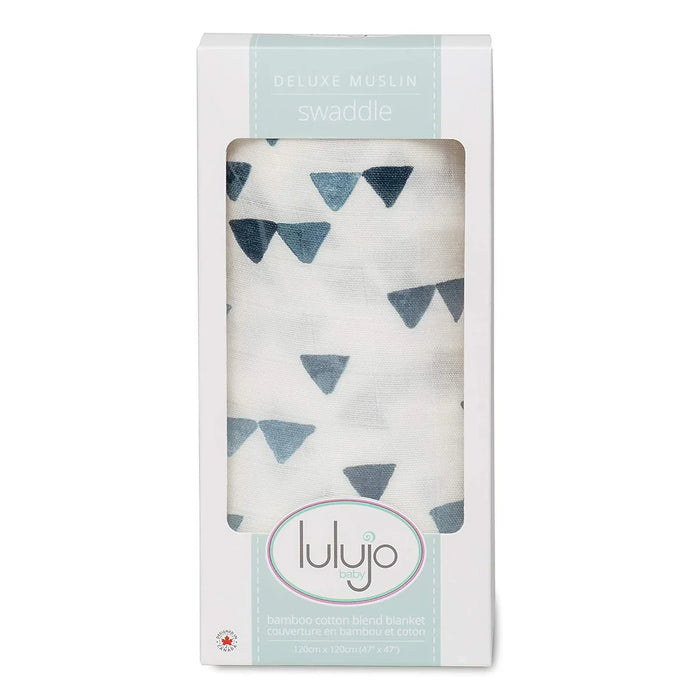 Lulujo® - Lulujo BAMBOO & Cotton Baby Swaddle Blanket