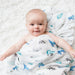 Lulujo® - Lulujo BAMBOO & Cotton Baby Swaddle Blanket