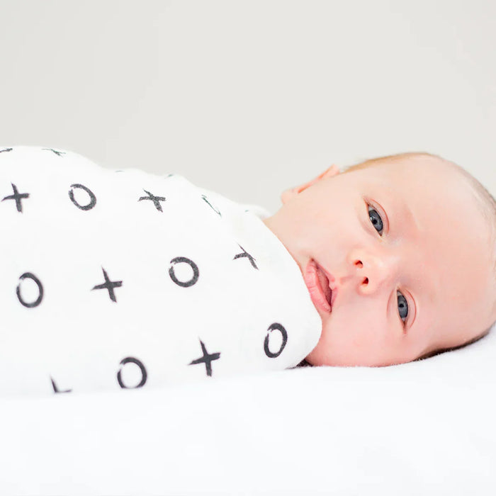 Lulujo® - Lulujo BAMBOO & Cotton Baby Swaddle Blanket