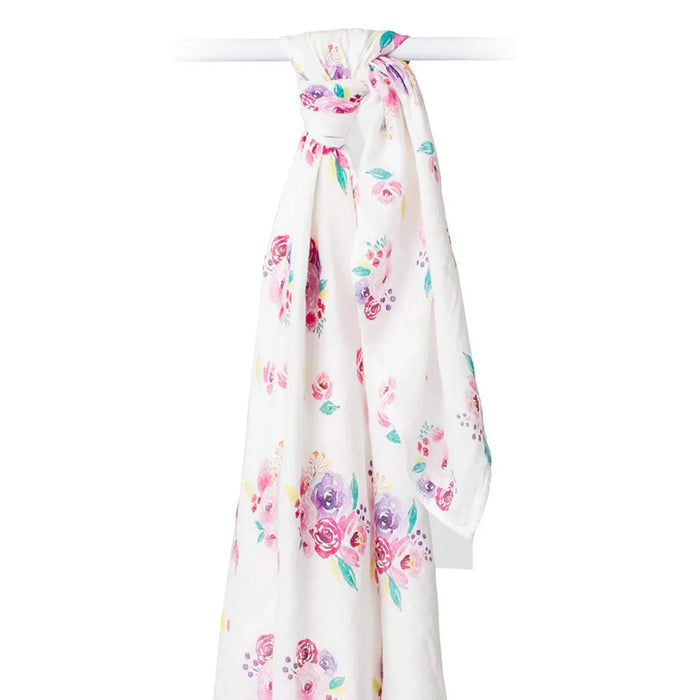 Lulujo® - Lulujo BAMBOO & Cotton Baby Swaddle Blanket