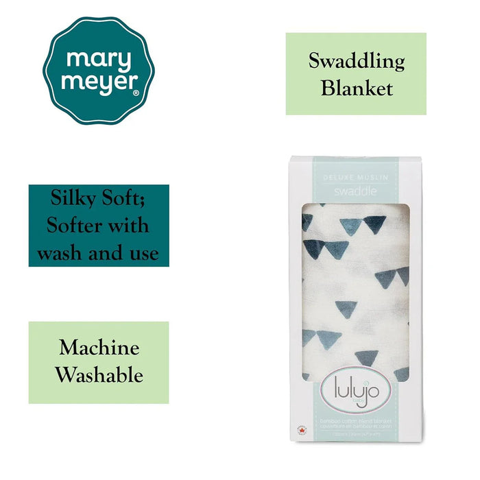 Lulujo® - Lulujo BAMBOO & Cotton Baby Swaddle Blanket