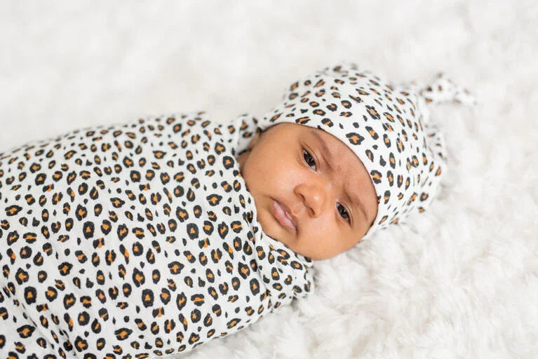Lulujo® - Lulujo BAMBOO & Cotton Baby Swaddle Blanket