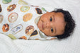 Lulujo® - Lulujo BAMBOO & Cotton Baby Swaddle Blanket