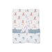 Lulujo® - Lulujo Classic 100% Cotton Muslin 3ply Baby Quilt Blanket