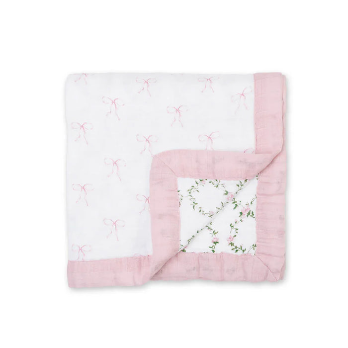 Lulujo® - Lulujo Classic 100% Cotton Muslin 3ply Baby Quilt Blanket