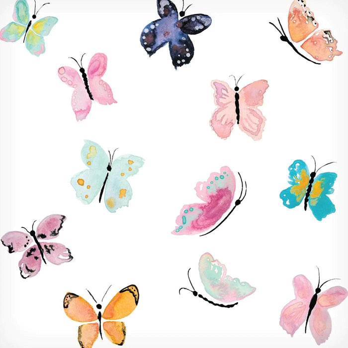 Lulujo® - Lulujo Cotton Muslin Swaddle Baby Blanket - Butterflies