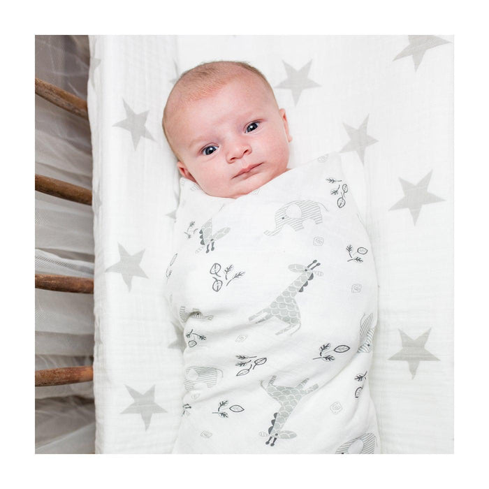 Lulujo® - Lulujo Cotton Muslin Swaddle Blanket - Afrique