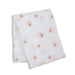 Lulujo® - Lulujo Cotton Muslin Swaddle Blanket - Daisies - 1 Blanket