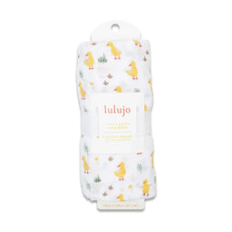 Lulujo® - Lulujo Cotton Muslin Swaddle Blanket - Ducks - 1 Blanket
