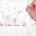 Lulujo® - Lulujo Cotton Muslin Swaddle Blanket - Peaches - 1 Blanket