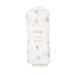 Lulujo® - Lulujo Cotton Muslin Swaddle Blanket - Peaches - 1 Blanket