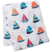 Lulujo® - Lulujo Cotton Muslin Swaddle Blanket Sailboats