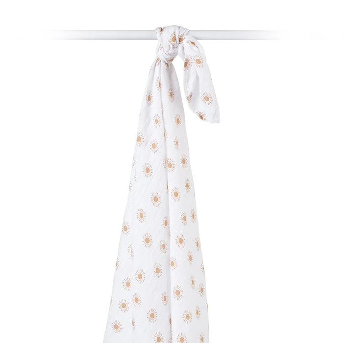 Lulujo® - Lulujo Cotton Muslin Swaddle Blanket - Suns - 1 Blanket