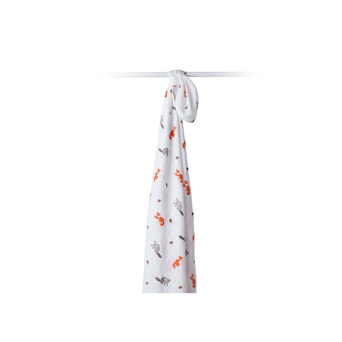 Lulujo® - Lulujo Cotton Muslin Swaddle Forest Friends