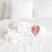 Lulujo® - Lulujo Hello World Blanket + Knotted Hat - Peaches 0M+
