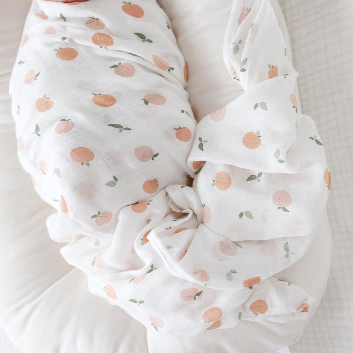 Lulujo® - Lulujo Swaddle Blanket Muslin Cotton LG