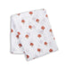 Lulujo® - Lulujo Swaddle Blanket Muslin Cotton LG Mushroom