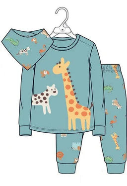 M.I.D. - M.I.D. 3-Piece Cotton Pajama Set for Baby Boys – Sizes 12M to 24M