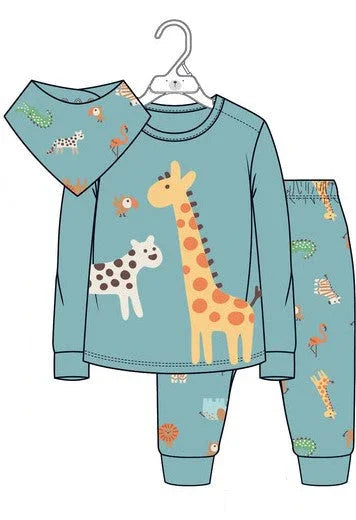 M.I.D. - M.I.D. 3-Piece Cotton Pajama Set for Baby Boys – Sizes 12M to 24M