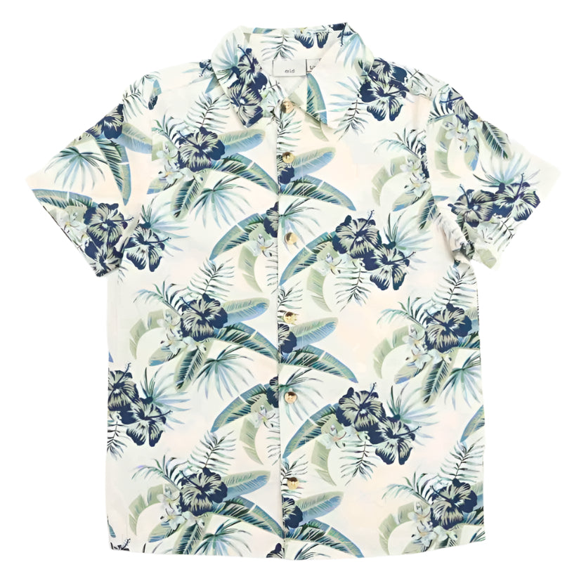M.I.D. - M.I.D. Baby & Toddler Oceano Dune Poplin Shirt (3m to 24m)
