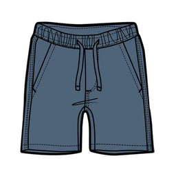 M.I.D. - M.I.D. Baby Boys’ Bermuda Shorts – Twill – Wheat, Navy & China Blue – Sizes 3 to 24 Months