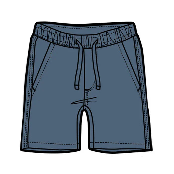 M.I.D. - M.I.D. Baby Boys’ Bermuda Shorts – Twill – Wheat, Navy & China Blue – Sizes 3 to 24 Months