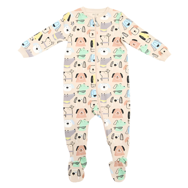 M.I.D. - M.I.D. Baby Boys Footed Sleeper (NB to 24m)