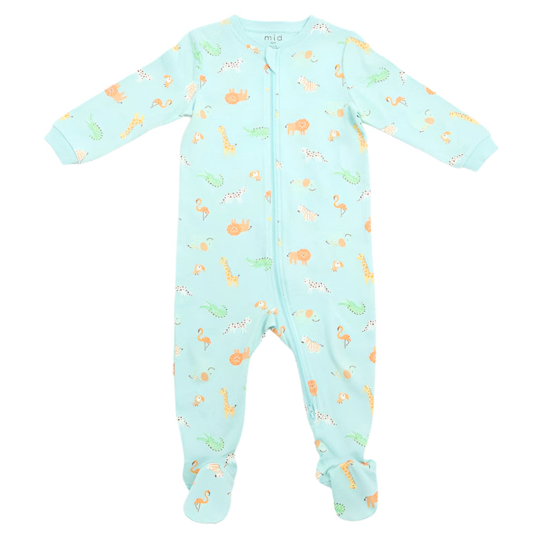 M.I.D. - M.I.D. Baby Boys Footed Sleeper (NB to 24m)