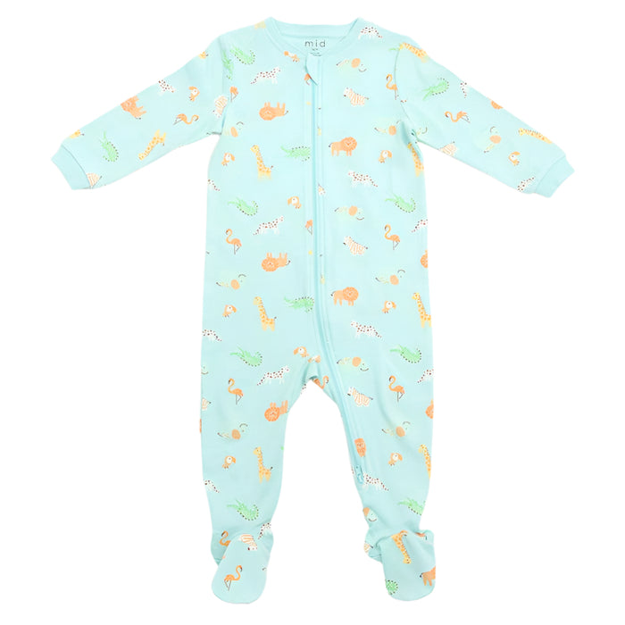 M.I.D. - M.I.D. Baby Boys Footed Sleeper (NB to 24m)