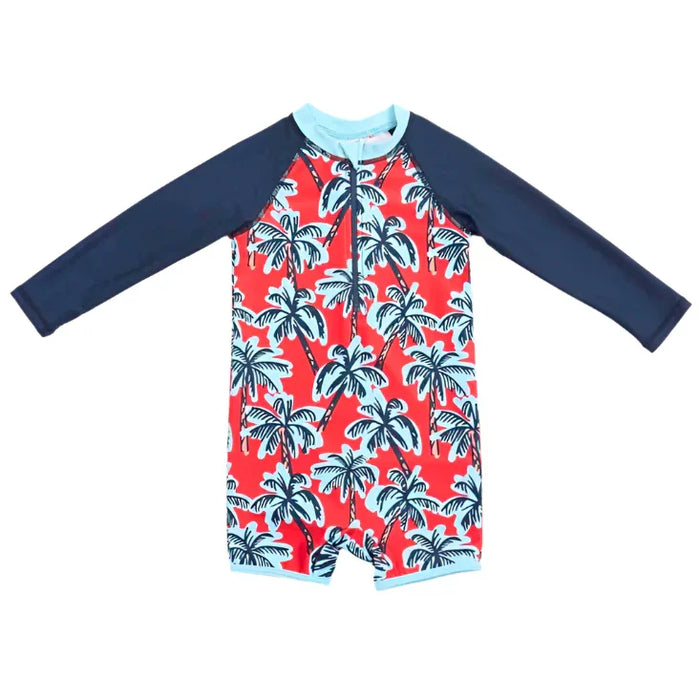 M.I.D. - M.I.D. Baby Boys’ One-Piece Rashguard Swimsuit – Sizes 6M to 24M