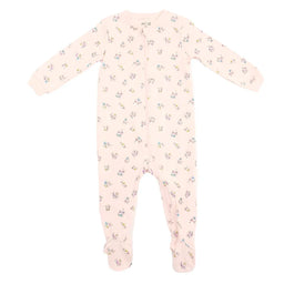 M.I.D. - M.I.D. Baby Girl Cotton Sleeper with Floral Print – Sizes 12M to 24M