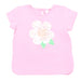 M.I.D. - M.I.D. Baby Girl Pink Jersey T-Shirt with Flower Print – Sizes 3M to 24M