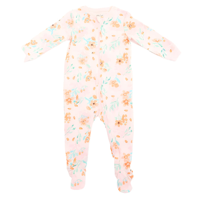M.I.D. - M.I.D. Baby Girls Footed Sleeper (NB to 9m)