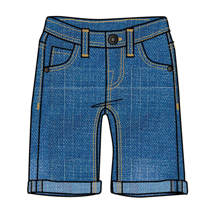M.I.D. - M.I.D. Carribean Call Boys’ Jog Jean Bermuda Shorts – Sizes 2 to 7 Years