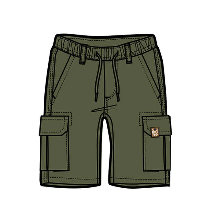 M.I.D. - M.I.D. Carribean Call Boys’ Twill Cargo Bermuda Shorts – Khaki, Sizes 2 to 7